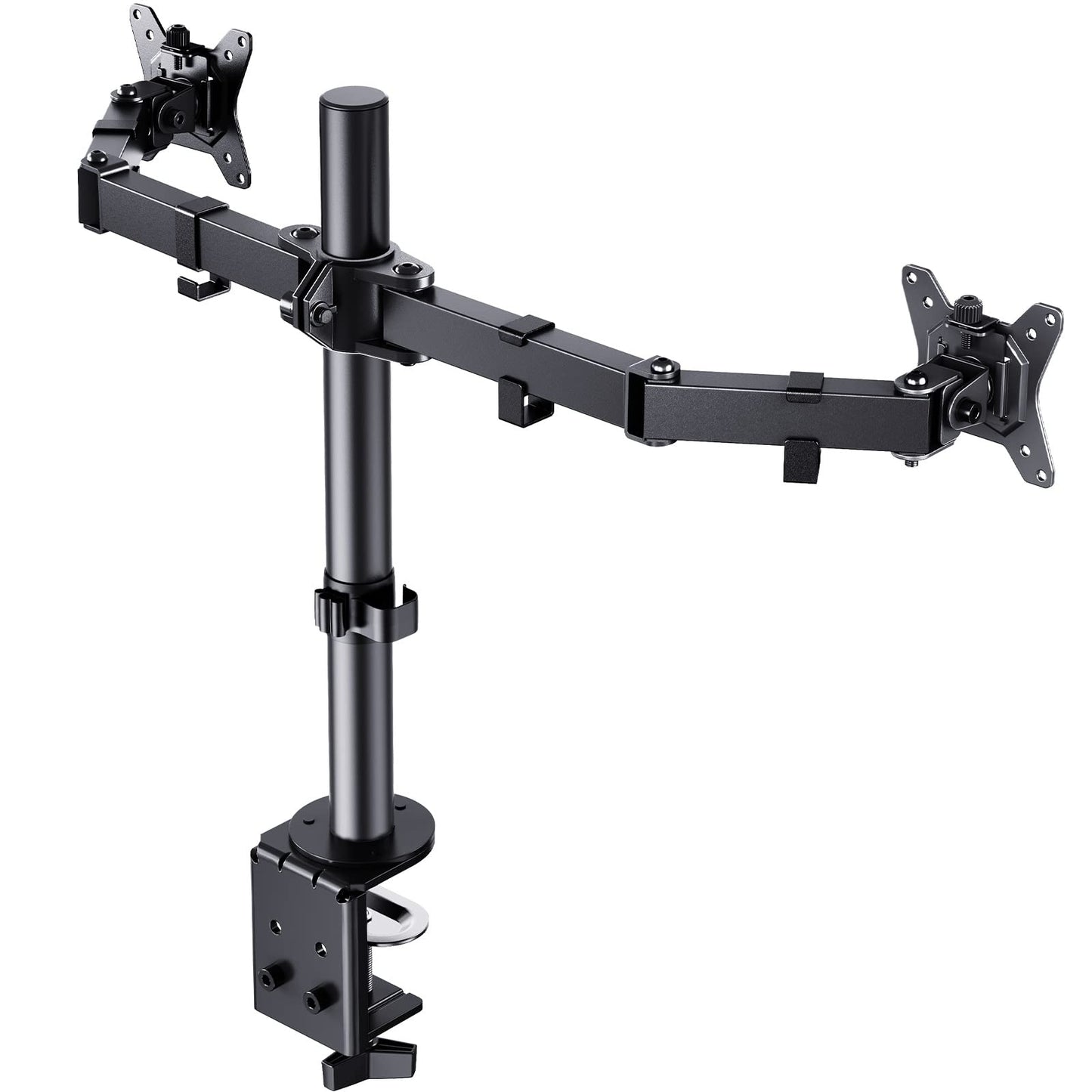 ErGear Dual Monitor Desk Mount, Fully Adjustable Dual Monitor Arm for 2 Computer Screens up to 32 inch, Heavy Duty Dual Monitor Stand for Desk, Holds up to 17.6 lbs per Arm, EGCM1